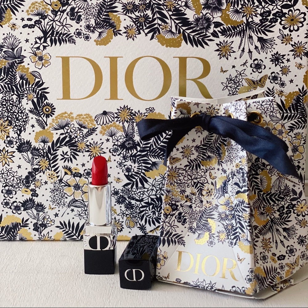 New Dior Mini Rouge Satin Lipstick in 999
